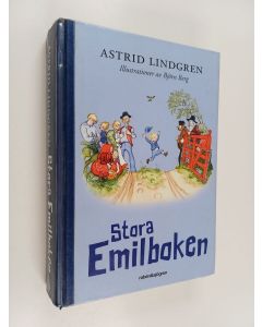 Kirjailijan Astrid Lindgren käytetty kirja Stora Emilboken