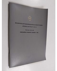 käytetty teos Maanpuolustuskorkeakouluyhdistyksen jäsenluettelo n:o 3, kurssit 25-39, aakkosellinen hakemisto kursseista 1-39