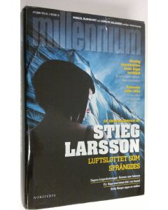 Kirjailijan Stieg Larsson käytetty kirja Luftslottet som sprängdes