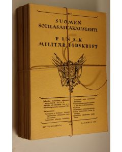 käytetty kirja Sotilasaikakauslehti nro 1-12/1934 (vuosikerta) : Upseeriliiton julkaisu