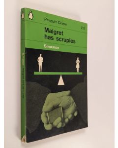 Kirjailijan Georges Simenon käytetty kirja Maigret has scruples