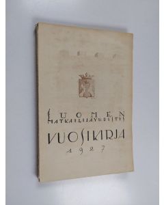 käytetty kirja Suomen matkailijayhdistys vuosikirja 1927