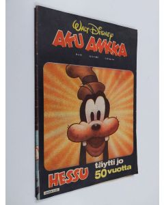 Kirjailijan Walt Disney käytetty teos Aku Ankka 39/1982