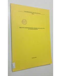 Kirjailijan Heikki Sederlöf käytetty kirja Selvitys kansanopiston opiskelijain koulutus- ja uravalinnoista
