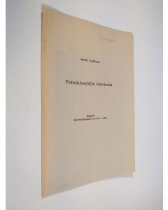 käytetty teos Voimalaitosyhtiön rakenteesta (eripainos Lakimies-lehdestä n:o 2-3 v. 1968)