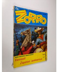 käytetty kirja El Zorro del Castelrey n:o 9/1962 : Kenraali Zapatan lankeemus