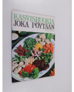 Kirjailijan Asta Bäckman käytetty teos Kasvisruokia joka pöytään