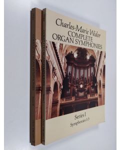 Kirjailijan Charles Marie Widor käytetty kirja Complete organ symphonies 1-2
