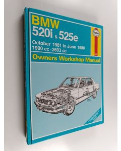 Kirjailijan A.k Legg käytetty kirja BMW 520I & 525E : Owners workshop manual