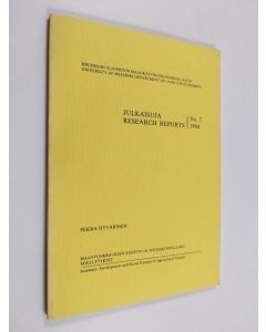 Kirjailijan Pekka Hyvärinen käytetty kirja Maanvuokrauksen kehitys ja yhteiskunnalliset edellytykset 7/1984