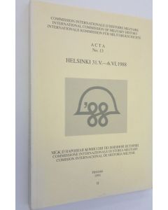 käytetty kirja Acta No. 13  Helsinki 31.V.- 6.VI.1988 2