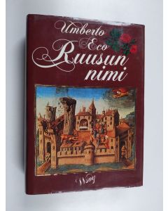 Kirjailijan Umberto Eco käytetty kirja Ruusun nimi