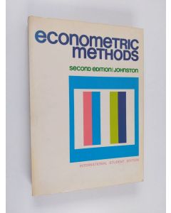 Kirjailijan J. Johnston käytetty kirja Econometric methods