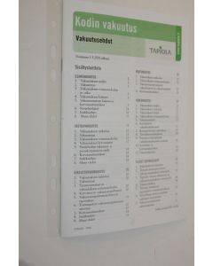 käytetty teos Kodin vakuutus : Vakuutusehdot 2002