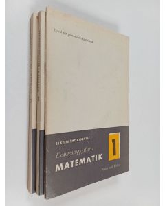 Kirjailijan Sixten Thörnqvist käytetty kirja Examensuppgifer i matematik 1-3