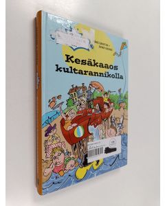 Kirjailijan Måns Gahrton käytetty kirja Kesäkaaos kultarannikolla