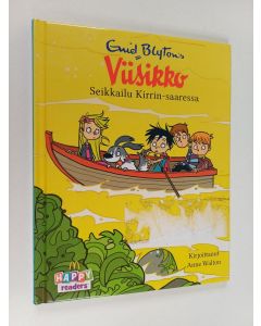 Kirjailijan Enid Blyton käytetty kirja Viisikko : Seikkailu Kirrin-saaressa