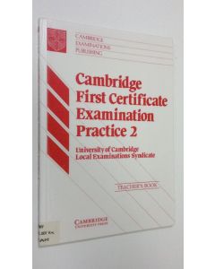 käytetty kirja Cambridge First Certificate Examination Practice 2 Teacher's book