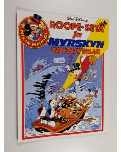 Kirjailijan Walt Disney käytetty kirja Roope-setä ja myrskyn taltuttaja