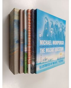 Kirjailijan Morpurgo M käytetty teos Michael Morpurgo Collection (5 kirjaa) : The Mozart question ; I believe in unicorns ; The kites are flying ; Homecoming ; This morning i met a whale