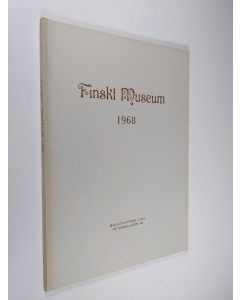 käytetty kirja Finskt museum 1968