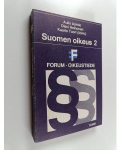 Tekijän Aulis Aarnio  käytetty kirja Suomen oikeus 2
