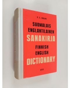 Kirjailijan P. E. Halme käytetty kirja Suomalais-englantilainen sanakirja = Finnish-English dictionary
