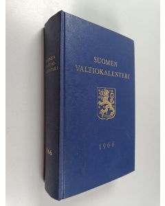 käytetty kirja Suomen valtiokalenteri vuodeksi 1966