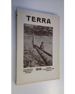 käytetty kirja Terra 1919 : Suomen maantieteellisen seuran aikakauskirja