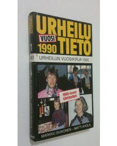 Kirjailijan Markku Siukonen käytetty kirja Urheilun vuosikirja 1990