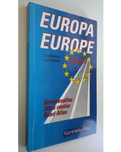 käytetty kirja Europa/Europe 1:1000000 / 1:2750000 : Starssenatlas/Atlas routier/Road atlas
