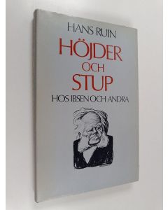 Kirjailijan Hans Ruin käytetty kirja Höjder och stup hos Ibsen och några andra