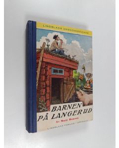 Kirjailijan Marie Hamsun käytetty kirja Barnen på Langerud