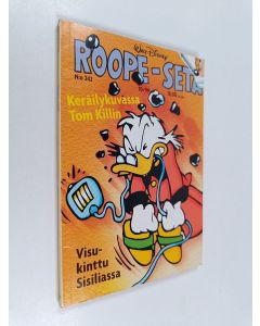 Kirjailijan Walt Disney käytetty kirja Roope-setä 10/99