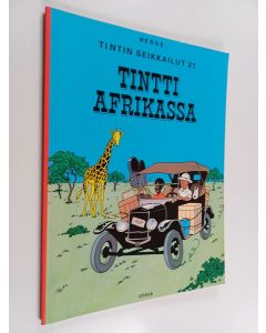 Kirjailijan Herge käytetty kirja Tintti Afrikassa