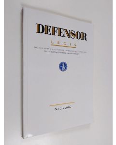 käytetty kirja Defensor legis 2/2016