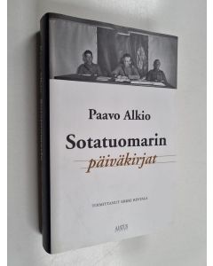 Kirjailijan Paavo Alkio käytetty kirja Sotatuomarin päiväkirjat