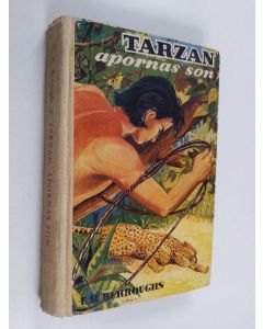 Kirjailijan Edgar Rice Burroughs käytetty kirja Tarzan Apornas Son