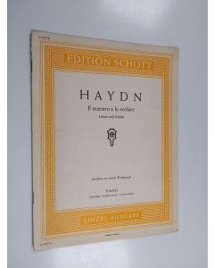 Kirjailijan Joseph Haydn käytetty teos Il maestro e lo scolare