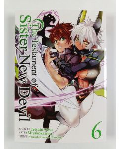 Kirjailijan Tetsuto Uesu uusi kirja The Testament of Sister New Devil Vol. 6