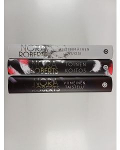Kirjailijan Nora Roberts käytetty kirja Valitun aikakirjat : Ensimmäinen vuosi ; Toinen koitos ; Viimeinen taistelu