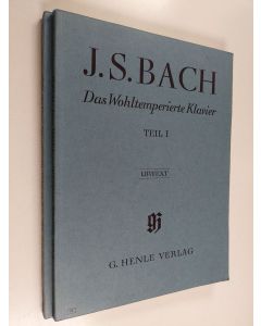 Kirjailijan J. S. Bach käytetty kirja Das Wohltemperierte Klavier - Teil I-II