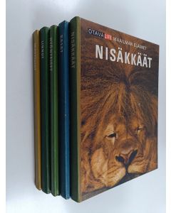 Kirjailijan Roger Tory Peterson & Richard Carrington ym. käytetty kirja Maailman eläimet 1-5 : Nisäkkäät ; Kalat ; Hyönteiset ; Linnut ; Matelijat