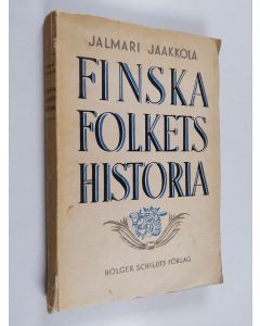 Kirjailijan Jalmari Jaakkola käytetty kirja Finska folkets historia