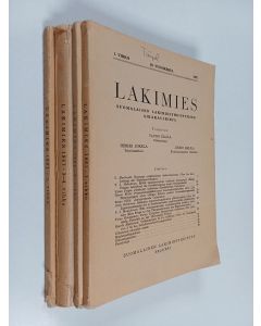 käytetty kirja Lakimies : Suomalaisen lakimiesyhdistyksen aikakauskirja 1-5/1961