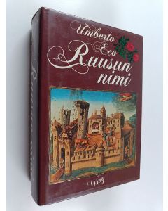 Kirjailijan Umberto Eco käytetty kirja Ruusun nimi