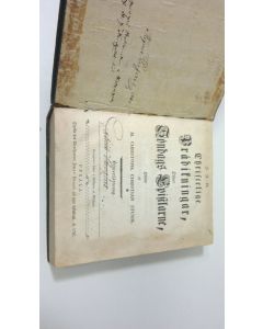 Kirjailijan M. Cristoph. Christian Sturm käytetty teos Christelige prädikningar, öfwer söndags epistlarne (1786)