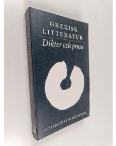 Kirjailijan Lennart Breitholtz käytetty kirja Litteraturens klassiker - Grekisk litteratur