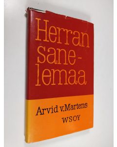 Kirjailijan Arvid von Martens käytetty kirja Herran sanelemaa