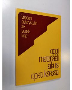 käytetty kirja Oppimateriaali aikuisopetuksessa